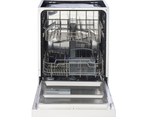 Lave-vaisselle ouvert avec intérieur