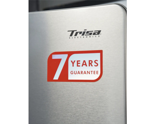 Logo Trisa Electronics avec garantie de sept ans