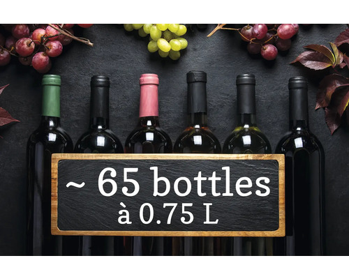 Etwa 65 Weinflaschen mit je 0.75 Liter Inhalt
