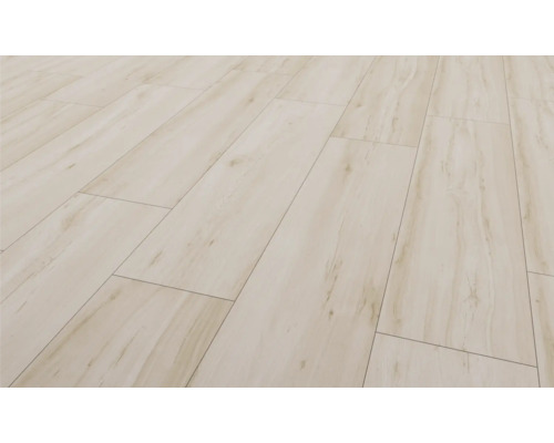 Gros plan d''un sol stratifié imitation bois