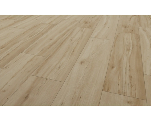 Verlegter Laminatboden in Holzoptik