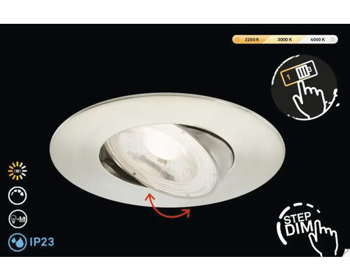 Spot encastrable avec fonction de variation et température de couleur réglable