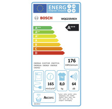 Sèche-linge à pompe à chaleur Bosch WQG233V0CH capacité 8 kg