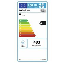 Energielabel für Rotheigner Wasserhahn, Energieeffizienzklasse A, Verbrauch 493 Kilowattstunden pro Jahr