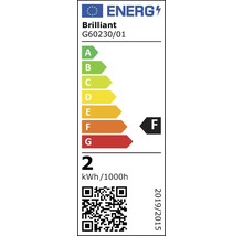 Energielabel Brilliant G60230/01 mit Energieeffizienzklasse F