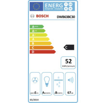 Bosch DWB63BC30 Dunstabzugshaube Energielabel