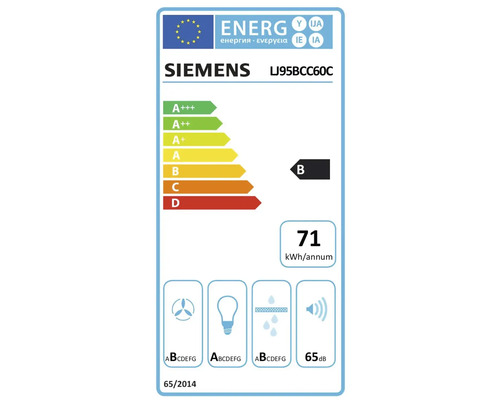 Siemens Energielabel LJ95BCC60C