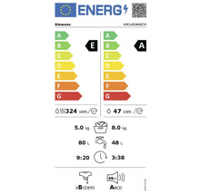 Energielabel für Siemens Waschmaschine, Modell WK14D490CH
