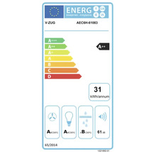 V-ZUG AiroClearEinbau V600 H60 Dunstabzug 60 cm chromeclass 6108300000