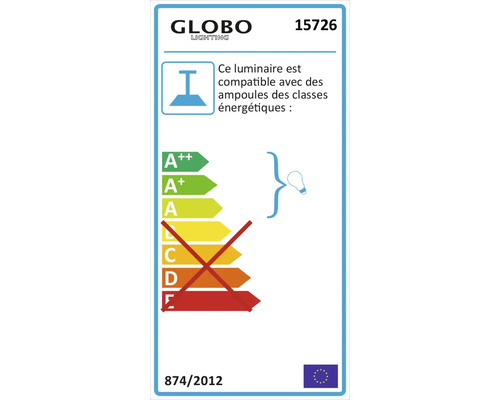 Étiquette d''efficacité énergétique Globo Lighting