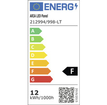 Étiquette énergétique avec la classe d''efficacité énergétique F