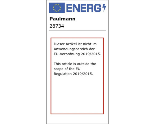 Paulmann Logo. Dieser Artikel fällt nicht unter die EU-Verordnung 2019/2015.