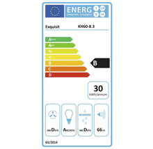 Étiquette énergétique Exquisit KH60-8.3
