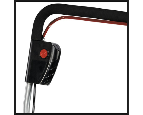 Vue détaillée de la commande d''une machine de jardin