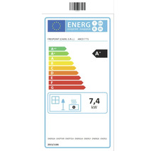 Étiquette énergétique pour Freeepoint Arco 7 T1 avec classe d''efficacité énergétique A+ et puissance de 7,4 kilowatts