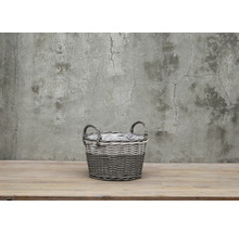 Runder Pflanzkorb mit Tragegriffen