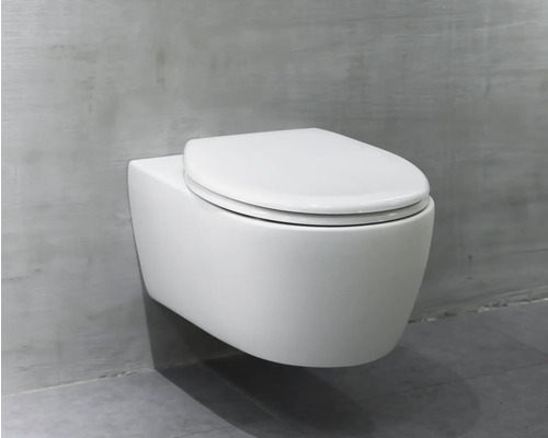 WC à fond creux suspendu en céramique sanitaire avec siège de WC