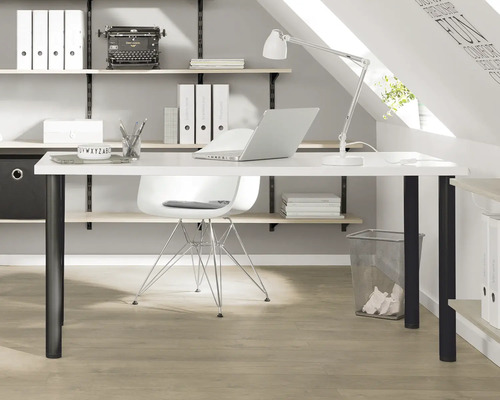 Bureau avec table, chaise et système d''étagères