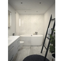 Baignoire îlot form&style SANSIBAR 75 x 160 cm blanc brillant