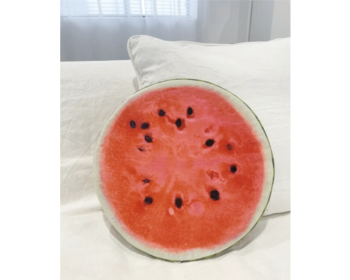 Wassermelone geformtes Kissen