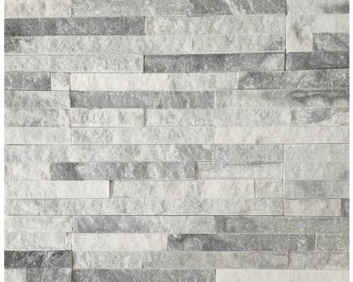 Mur en plaquettes de pierre naturelle