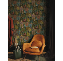 Vliestapete 47652 Heritage Bäume grün orange