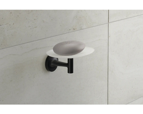 Porte-savon mural avec savon