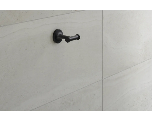 Crochet porte-serviettes mural pour salle de bain