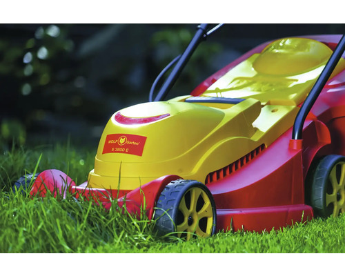 Tondeuse Wolf Garten S 3800 E dans l''herbe