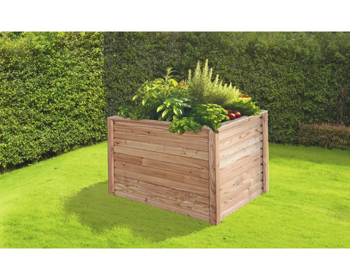 Jardinière surélevée classique Dimplex Rhombus 120 x 80 x 80 cm naturel