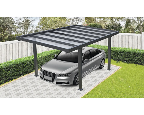 Carport simple Konsta 15 m² noir