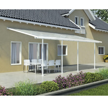 Terrassenüberdachung 730x295 cm weiss