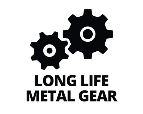 Symbole engrenage métallique longue durée de vie