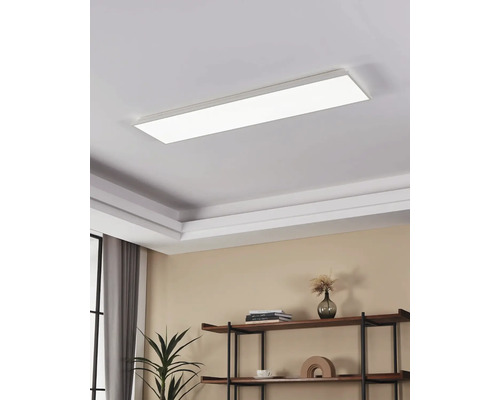 LED Deckenleuchte Aluminium Kunststoff LED 10,5 W Tageslichtweiss Kaltweiss Warmweiss 1 -flammig weiss - Kompatibel mit SMART HOME by hornbach