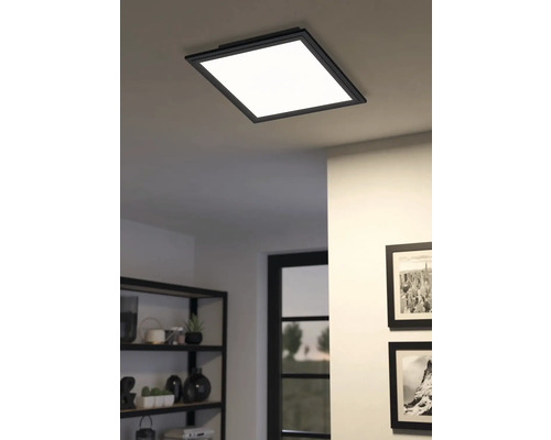 LED Smart Light Panel zigbee Bluetooth 15,3W 1790 lm CCT einstellbare weisstöne HxBxL 50x300x300 mm schwarz - Kompatibel mit SMART HOME by hornbach