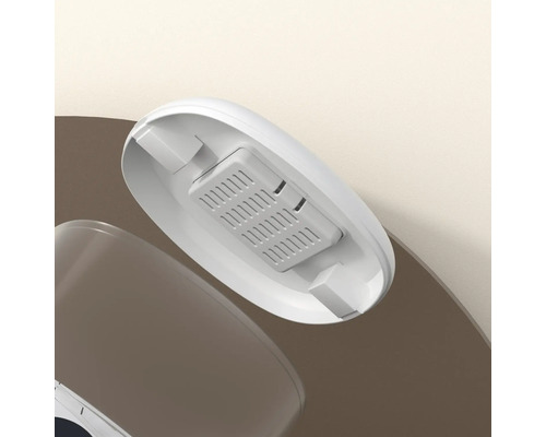 Couvercle de poubelle en plastique avec filtre