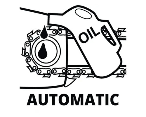 Symbole pour le graissage automatique de la chaîne