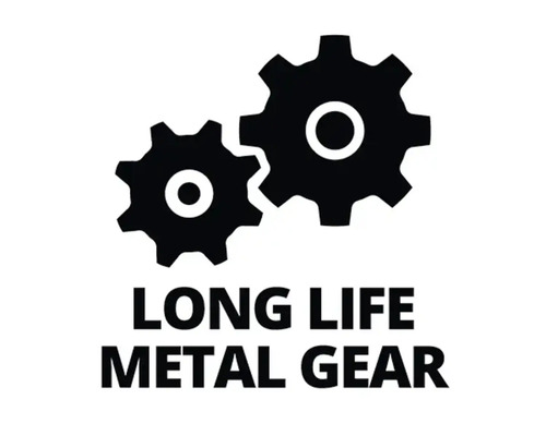 Symbole d''engrenage métallique longue durée