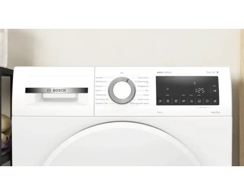 Lave-linge Bosch série 6 avec panneau de commande et affichage