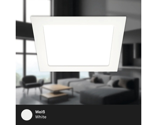 Weisse Deckenleuchte im Wohnzimmer