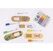 Mehrfarbige Marabu I do it Matt Stifte und Kofferanhänger