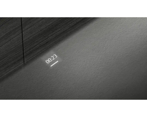 Projection d''une horloge numérique sur une surface