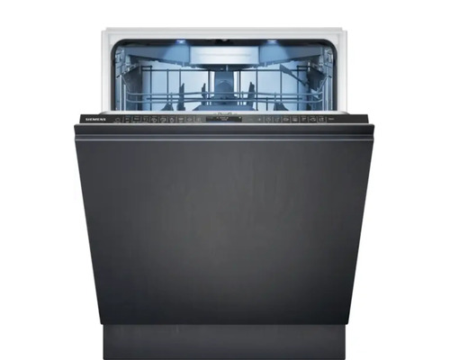 Lave-vaisselle Siemens avec porte ouverte.