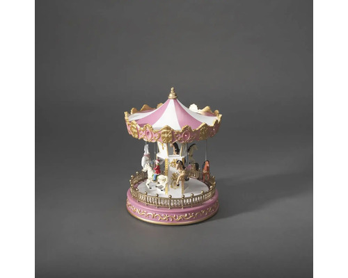 Dekorative Spieluhr mit Karussell-Motiv.