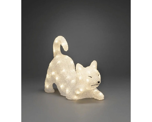 Dekorative Katzenfigur mit Beleuchtung für den Innenbereich