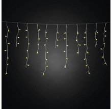 Guirlande lumineuse avec des brins pendants et des lumières blanc chaud