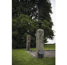 Luminaires solaires décoratifs avec boules en verre pour l''extérieur