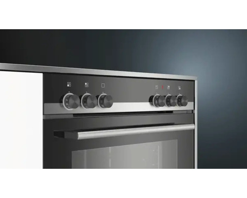 Gros plan d''un four Siemens avec des boutons rotatifs pour le contrôle