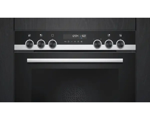 Four encastrable avec panneau de commande, boutons rotatifs et écran