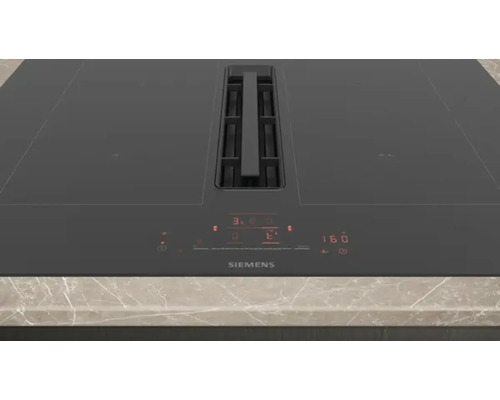 Plaque de cuisson Siemens avec hotte aspirante intégrée